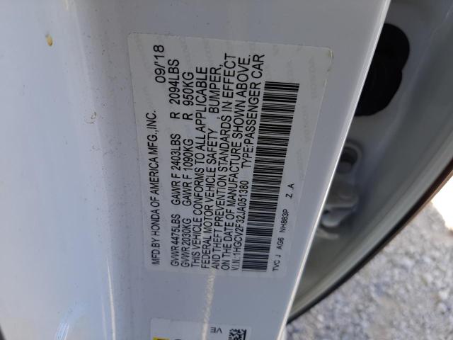 Photo 12 VIN: 1HGCV2F32JA051380 - HONDA ACCORD SPO 