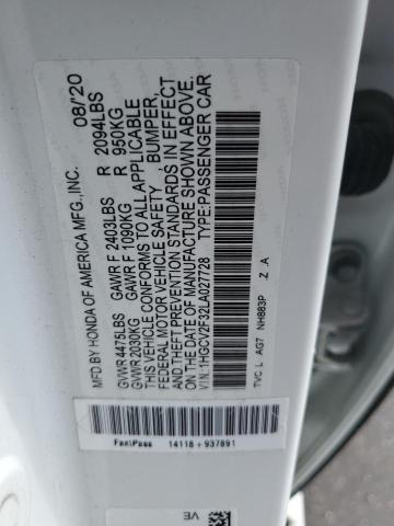 Photo 12 VIN: 1HGCV2F32LA027728 - HONDA ACCORD 