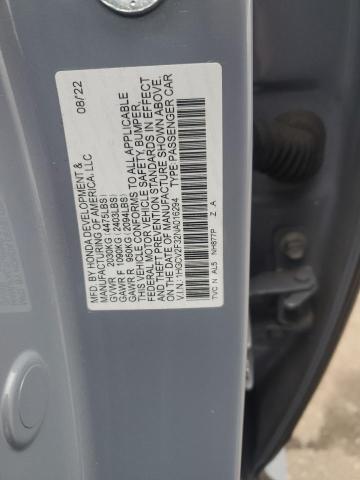 Photo 11 VIN: 1HGCV2F32NA016294 - HONDA ACCORD 