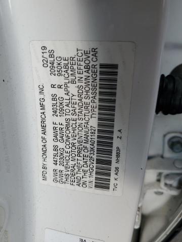 Photo 11 VIN: 1HGCV2F33KA011827 - HONDA ACCORD SPO 