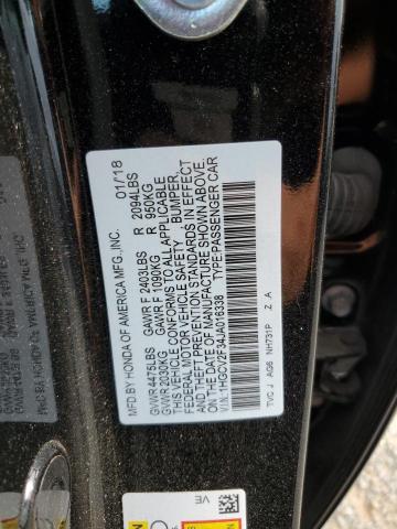 Photo 11 VIN: 1HGCV2F34JA016338 - HONDA ACCORD SPO 