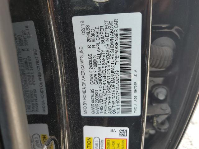 Photo 11 VIN: 1HGCV2F34JA021619 - HONDA ACCORD SPO 