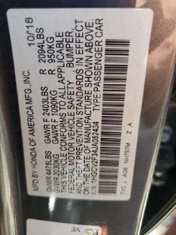 Photo 12 VIN: 1HGCV2F34JA052434 - HONDA ACCORD SPO 