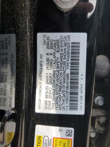 Photo 11 VIN: 1HGCV2F34KA018480 - HONDA ACCORD SPO 