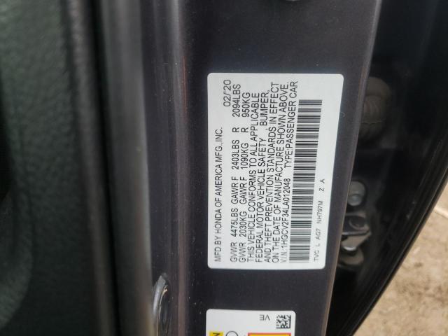 Photo 12 VIN: 1HGCV2F34LA012048 - HONDA ACCORD 