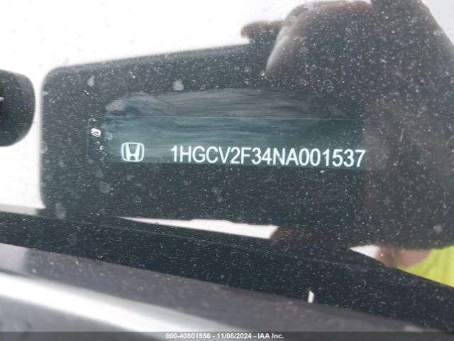 Photo 8 VIN: 1HGCV2F34NA001537 - HONDA ACCORD 