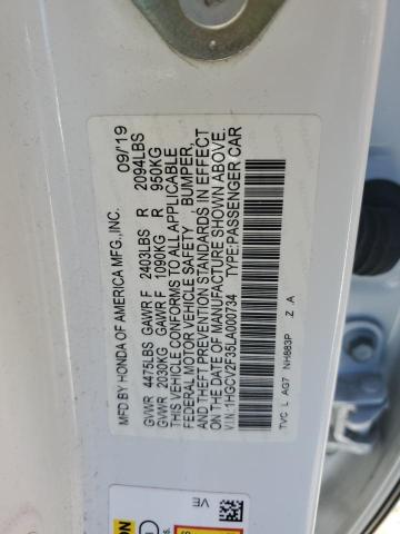 Photo 11 VIN: 1HGCV2F35LA000734 - HONDA ACCORD SPO 