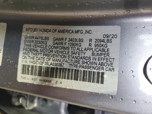 Photo 12 VIN: 1HGCV2F35LA030297 - HONDA ACCORD SPO 