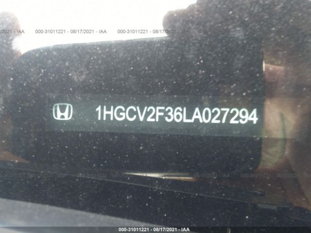 Photo 8 VIN: 1HGCV2F36LA027294 - HONDA ACCORD SEDAN 