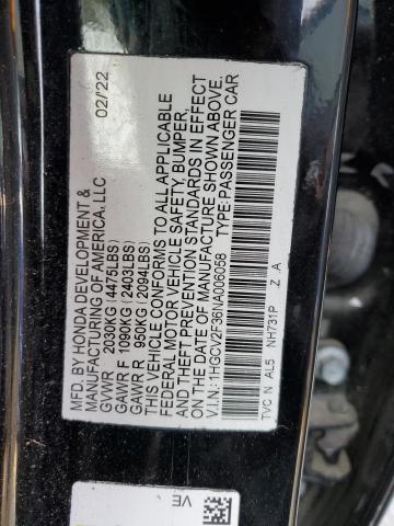 Photo 11 VIN: 1HGCV2F36NA006058 - HONDA ACCORD 