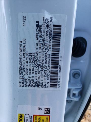 Photo 11 VIN: 1HGCV2F38NA024240 - HONDA ACCORD SPO 