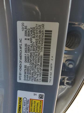 Photo 11 VIN: 1HGCV2F39MA000981 - HONDA ACCORD SPO 