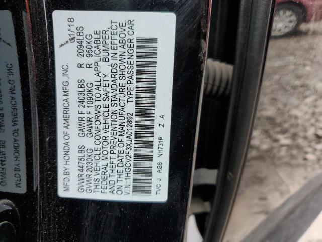 Photo 11 VIN: 1HGCV2F3XJA012892 - HONDA ACCORD SPO 