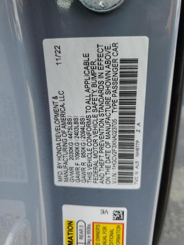 Photo 11 VIN: 1HGCV2F3XNA023705 - HONDA ACCORD 