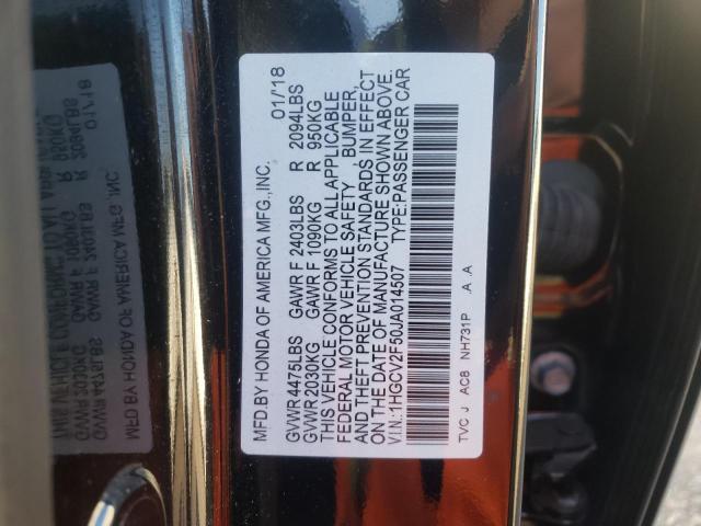 Photo 9 VIN: 1HGCV2F50JA014507 - HONDA ACCORD 