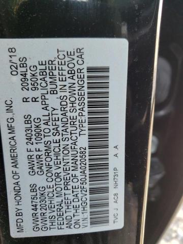 Photo 11 VIN: 1HGCV2F50JA020582 - HONDA ACCORD EXL 