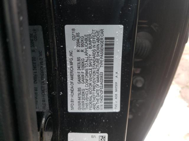 Photo 11 VIN: 1HGCV2F52JA020633 - HONDA ACCORD EXL 