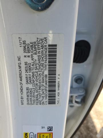 Photo 11 VIN: 1HGCV2F57JA001088 - HONDA ACCORD 