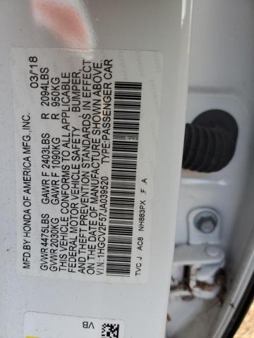 Photo 12 VIN: 1HGCV2F57JA039520 - HONDA ACCORD EXL 