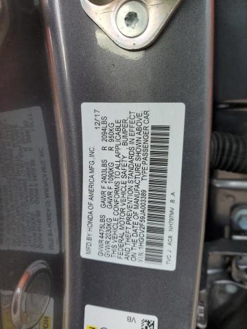 Photo 11 VIN: 1HGCV2F59JA003389 - HONDA ACCORD EXL 