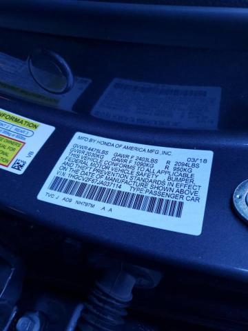 Photo 9 VIN: 1HGCV2F67JA037114 - HONDA ACCORD 