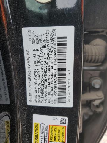 Photo 11 VIN: 1HGCV2F90KA009571 - HONDA ACCORD TOU 