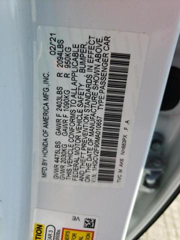 Photo 11 VIN: 1HGCV2F90MA010657 - HONDA ACCORD TOU 