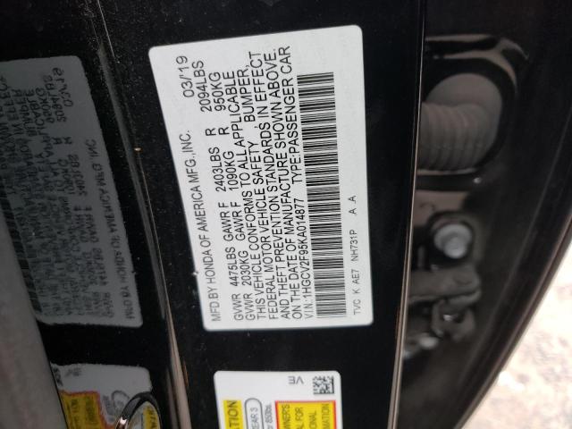 Photo 11 VIN: 1HGCV2F95KA014877 - HONDA ACCORD 