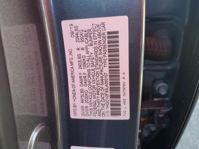 Photo 11 VIN: 1HGCV2F95LA000107 - HONDA ACCORD 