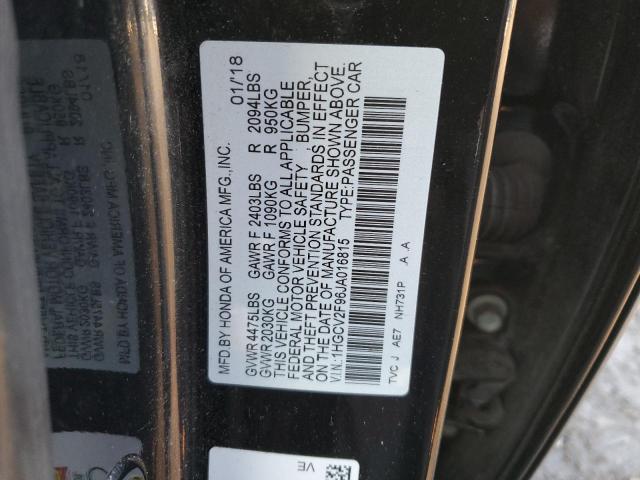 Photo 12 VIN: 1HGCV2F96JA016815 - HONDA ACCORD 