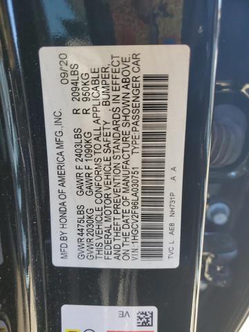 Photo 11 VIN: 1HGCV2F96LA030751 - HONDA ACCORD TOU 