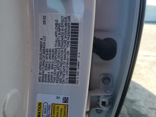 Photo 11 VIN: 1HGCV2F96NA011250 - HONDA ACCORD 