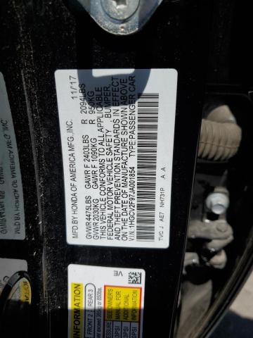 Photo 11 VIN: 1HGCV2F97JA001854 - HONDA ACCORD 