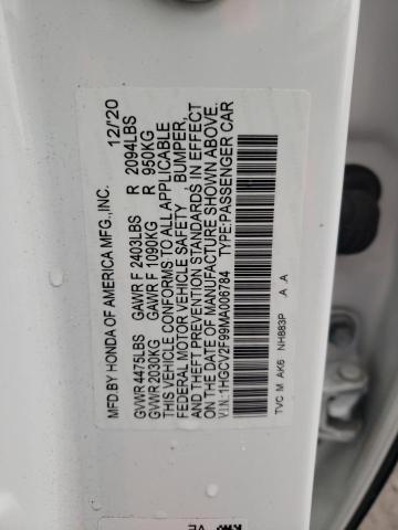 Photo 11 VIN: 1HGCV2F99MA006784 - HONDA ACCORD 