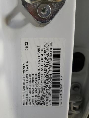 Photo 11 VIN: 1HGCV2F9XNA009968 - HONDA ACCORD 