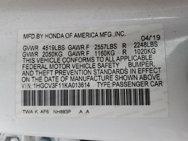 Photo 11 VIN: 1HGCV3F11KA013614 - HONDA ACCORD HYB 