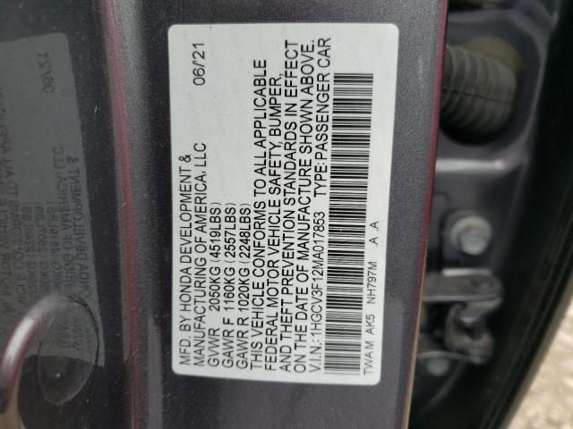 Photo 11 VIN: 1HGCV3F12MA017853 - HONDA ACCORD HYB 