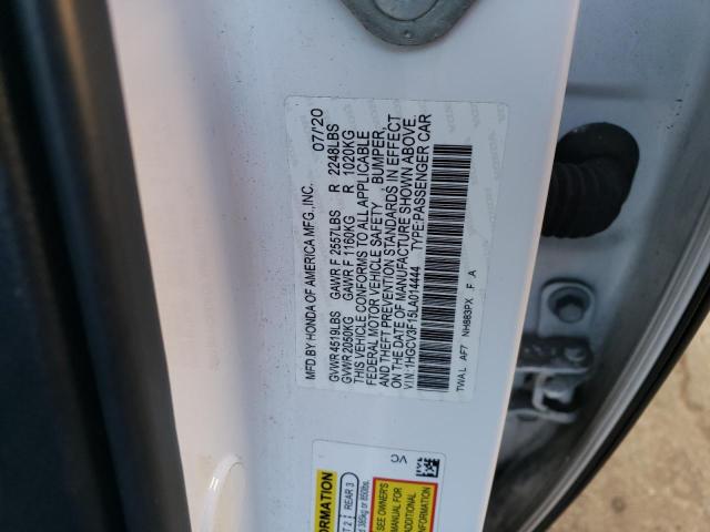 Photo 11 VIN: 1HGCV3F15LA014444 - HONDA ACCORD HYB 