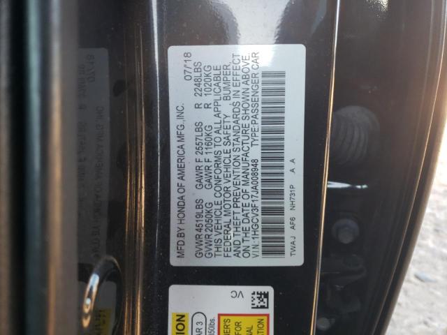 Photo 11 VIN: 1HGCV3F17JA008948 - HONDA ACCORD HYB 