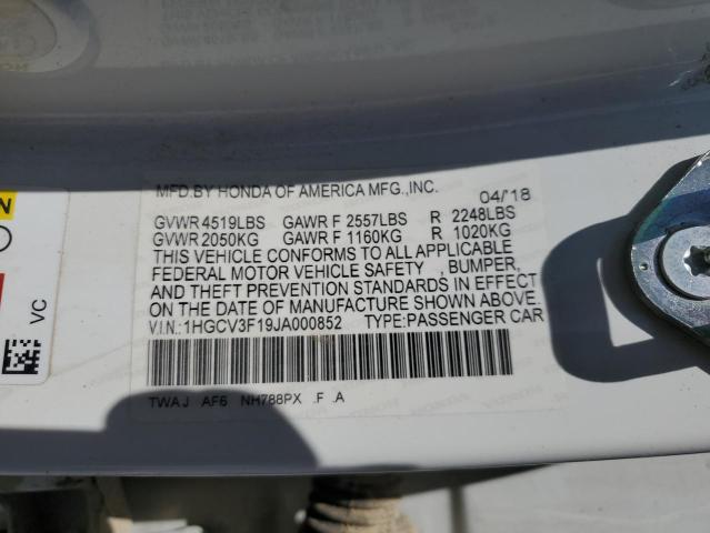 Photo 12 VIN: 1HGCV3F19JA000852 - HONDA ACCORD HYB 