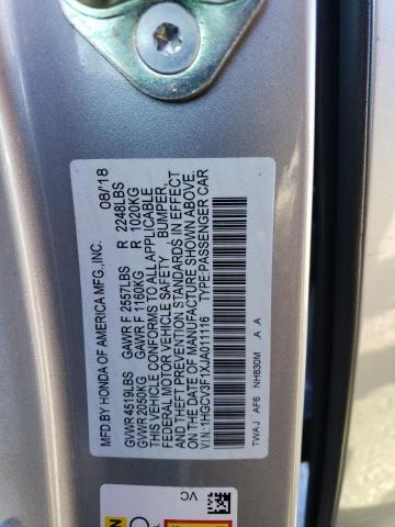 Photo 11 VIN: 1HGCV3F1XJA011116 - HONDA ACCORD HYB 