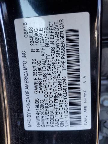 Photo 11 VIN: 1HGCV3F1XJA012248 - HONDA ACCORD HYB 