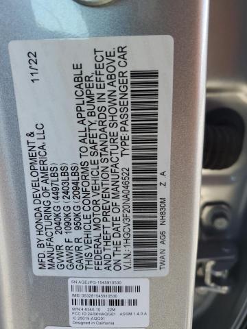 Photo 12 VIN: 1HGCV3F20NA046522 - HONDA ACCORD HYB 