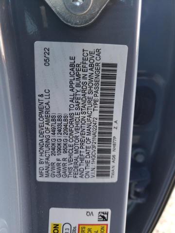 Photo 11 VIN: 1HGCV3F21NA022472 - HONDA ACCORD HYB 