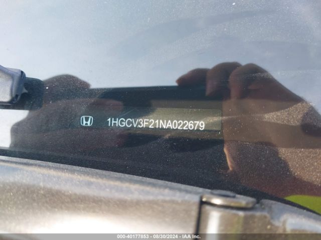 Photo 8 VIN: 1HGCV3F21NA022679 - HONDA ACCORD 