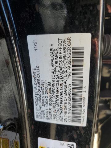 Photo 11 VIN: 1HGCV3F22NA000769 - HONDA ACCORD HYB 