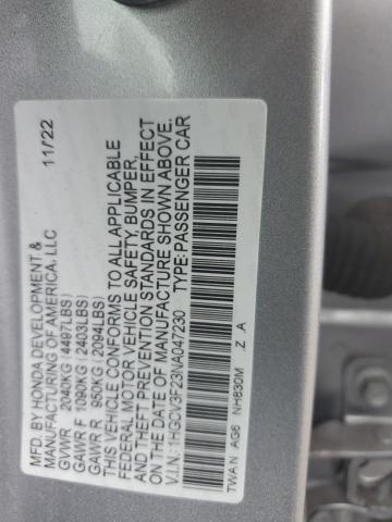 Photo 11 VIN: 1HGCV3F23NA047230 - HONDA ACCORD HYB 