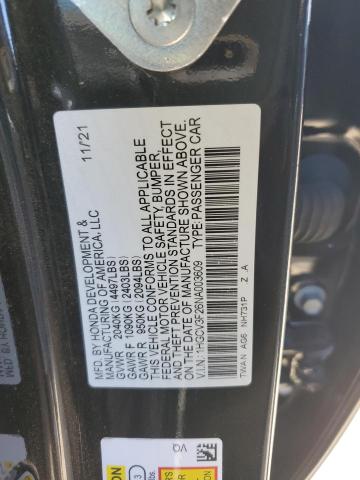 Photo 11 VIN: 1HGCV3F26NA003609 - HONDA ACCORD 