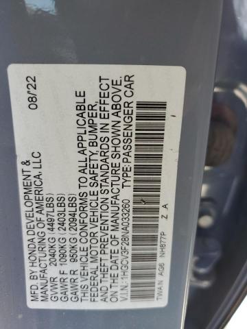 Photo 11 VIN: 1HGCV3F28NA033260 - HONDA ACCORD HYB 