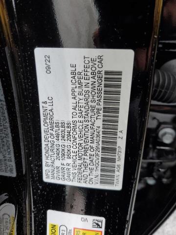 Photo 11 VIN: 1HGCV3F29NA036474 - HONDA ACCORD HYB 